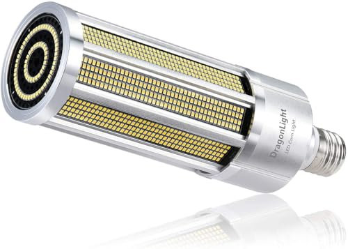 DragonLight 150W Superhell Mais Licht LED Glühbirne Lüfterlos(Ersetzt 1000Watt) - E40 Edison LED Lampe 5000K Kaltweiß 20250 Lumens für Gebiet Beleuchtung - Garage Werkstatt Straßenleuchte