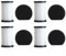 Set di 4 filtri per aspirapolvere Bomann BS1948cb, per scopa elettrica Ariete Handy Force 2761 2759 RBT (4 set)