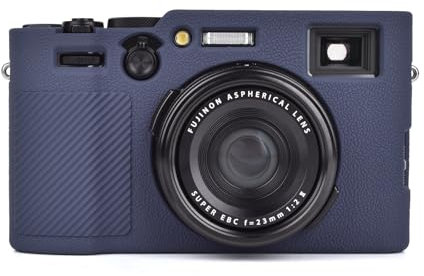 MUZIRI KINOKOO Silicone Case for Fuji X100 VI Camera, Ultra-Thin Soft Rubbber Fuji X100 VI Protective Case, Anti-Scratch Slim Fit Lightweight Case for Fujifilm X100VI Camera-Blue