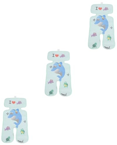 UPKOCH 3stücke Stroller Cooling Mat Atmungsaktive Kühldecke Für Kinderwagen Hochstuhl Und Autositz Vielseitige Und Bequeme Sitzauflage Mit Cartoon-design Für Junge Mädchen Und