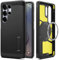 Spigen Tough Armor (AI) MagFit Hülle für Samsung Galaxy S25 Ultra, Kompatibel mit MagSafe -Schwarz