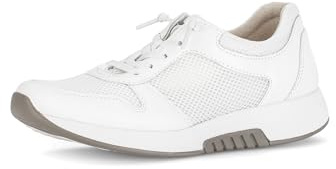 Gabor Damen Low-Top Sneaker, Frauen Halbschuhe,schnürschuhe,schnürer,straßenschuhe,Strassenschuhe,Sportschuhe,Weiss(Se.Elastic),35.5 EU / 3 UK