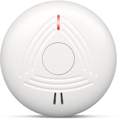 DAYTECH Rauchmelder 10 Jahre Batterie mit Magnethalterung – 1 Stück TÜV-zertifizierte Rauchwarnmelder mit 85 dB Alarm & Test/Stummschaltknopf – Für Schlafzimmer, Küche, Kinderzimmer(Weiß-1er)
