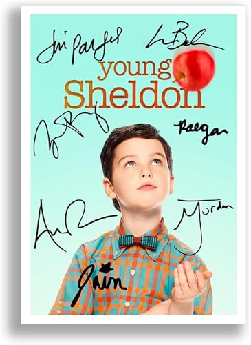 Young Sheldon Cast Signed Autograph A4 Poster Photo Print TV Show Series Season Framed DVD Boxset Memorabilia Gift (POSTER ONLY) (A3 Poster only)