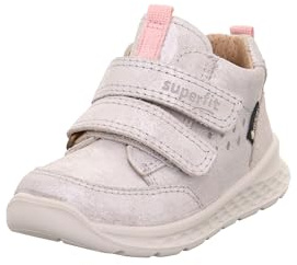 Superfit Mädchen Breeze Sneaker Gore-tex 1-000369 Stiefel, Silber/ROSA 9500, UK Child 4
