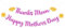 Muttertags-Blumen und Schmetterlings-Banner Dekorationen, exquisiter Muttertags-Hintergrund, Happy Mothers Day Banner Zubehör, Girlanden, Festival-Dekorationen für Party