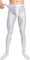 AIEOE Herren Ölig Glanz Strumpfhosen Übergröße Nylon Leggings Sport Kompressions Pantyhose Einteiler Glossy Sporthose Clubwear XXL
