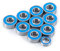 For Tamiya For Lunchbox 1/10 10Pcs Wheel Hub Sealed Bearing Kit RC Crawler Car Truck Accessories Upgrade Parts RC Car Repair Kit
