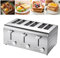 Commercial 6 Slices Toaster, Stainless Steel Toaster with 7 Browning Levels, Frozen/cancel/reheat Function, Auto Pop-up, Independent & Extra Wide Slots with High Lift, Removable Crumb Tray