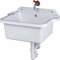 LoviStore Pilozzo, Lavatoio, Lavapanni, Lavello, Lavatoio, Vasca, da Parete e Muro, Robusto, Resistente per Esterno, Interno Ideale per Bucato a Mano, in Polipropilene, Plastica, Facile da Pulire