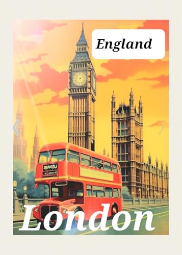 London England Souvenirs Reise Urlaub Postkartenpapier glänzend 220 g/m² Postkarte oder Mini-Poster Größe 12,7 x 17,8 cm