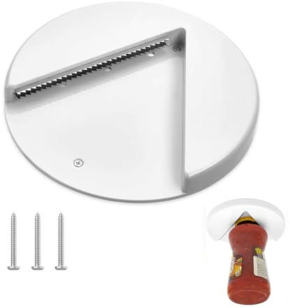 Under Cabinet Jar Opener for Weak Hands – Effortless Jar Openers for Arthritis Hands – Universal Bottle Lid Opener Tool for Seniors & Limited Grip – Space-Saving Kitchen Gadget Mounts Easily