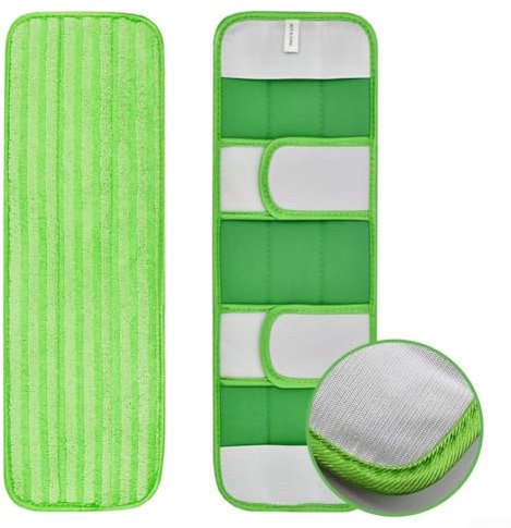 Lot de 2 serpillères réutilisables pour balai Swiffer XL Convient à tous les types de sols, y compris le stratifié et le linoléum