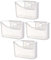 HAKIDZEL 4Pcs Fridge Hanging Box Mini Storage Case for Seasoning Packets Plastic Refrigerator Organizer Stackable Fridge Holder Multi Functional Kitchen Office