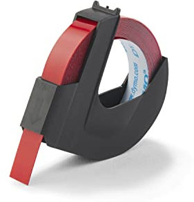 DYMO 520102 selbstklebendes Etikett rechteckig ablösbar rot