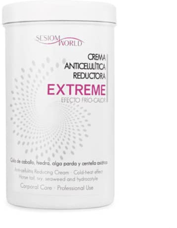 CREMA EXTREME ANTICELULITICA REDUCTORA Efecto Frío-Calor sesiomworld 1 kilo