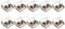 Futheda 10PCS USB presa jack connettore tipo A femmina PCB Mount 4-pin 90 gradi