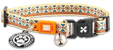 Max & Molly Gotcha! Smart ID Katzenhalsband - Ethnic, 1 Size