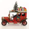 clever-deko Nostalgie Blechauto Oldtimer Retro rot Weihnachtsdeko Weihnachten Christmas Weihnachtsmannmobil