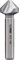 BAER - Svasatore conico HSSG, 90°, 10,4 mm (per M 5)
