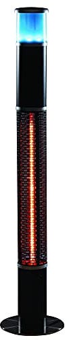 Daewoo 3-in-1, 1500W Light up Patio Heater Remote Control Integrated Bluetooth Speaker360 Ambient heat