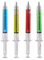 Ixkbiced Spritzen-Gel-Kugelschreiber, schwarze Tinte, medizinischer Stil, 4 Stück