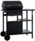 Susany Barbecue à Gaz Barbecue de Jardin avec Table Latérale à 3 Niveaux Noir