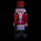 Fééric Lights and Christmas - Casse Noisette Gonflable LED 180cm Rouge & Or