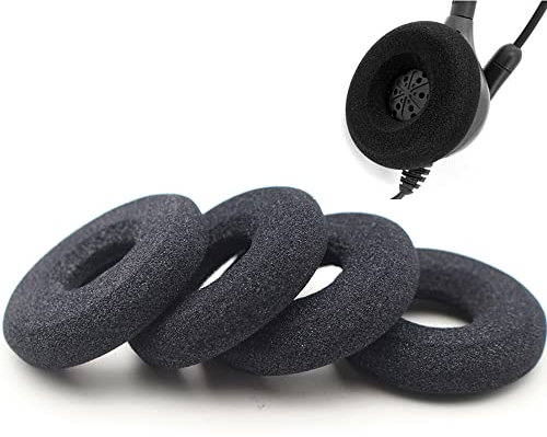 4 Pack Call Center Headset Earpads Doughnut Foam Ear Pads Cushions for Plantronics Supra Plus Encore and Most Office Telephone Headsets H251 H261 H351 H361