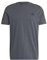 adidas Men's Essentials Single Jersey 3-stripes Tee Short Sleeve T-Shirt, Dark Grey Heather/Black, M