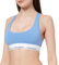 Calvin Klein Unlined Bralette 0000F3785E Brassière, Blue (Glacier), S Donna