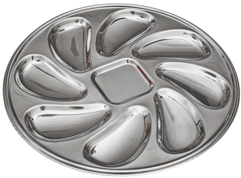 COOK CONCEPT, KU0012, Coffret à Huîtres 9 Pièces avec Couteau, Fourchettes et Presse-Citron, Ustensiles de Cuisine Élégants et Pratiques, Idéal pour Dîners Festifs, Gris, Taille Unique