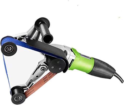 JMOZHCD Grinder Accessories,Pipe Tube Belt Sander, Around Pipe Polishing Machine Electric Sanding Tool