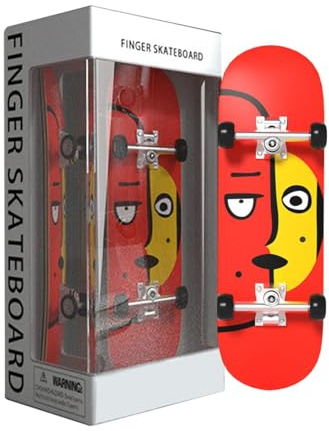 Rurunklee Finger Toys Professional Finger Boards Small Skateboard Fingerboards for Fingertips Movement, Skateboard Educational Toys Favors Novelty Toys for Kids Boys Girls Presents