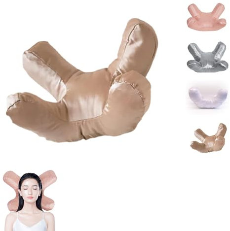 UEGFSIJRF Seidenstoff Beauty Pillow, Flawless Face Pillow No Wrinkles Anti Wrinkle Aging Pillow Beauty Pillow Massage Pillow for Sleeping Face down