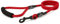 Bunty Nylon Rope Dog Lead with Clip - Extra-Strong Lead, Small, Medium & Large Dogs, Ergonomic Foam Grip - Dog Training Lead & Swivel Clip for Dog Collar - XL, Red 120cm