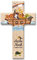 Christliche Geschenkideen Kinderkreuz Holzkreuz (Holzkreuz - Arche Noah (9x15 cm))