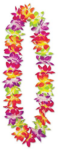 Mehrfarbiger Pikake-Stoff, 1 Stück.