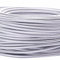 Cavo tessile per lampade, 3 fili, 3x 0,75 mm², cavo elettrico con conduttore di terra, accessori per lampada (5m, Argento)
