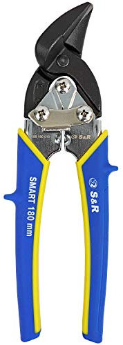S&R Mini Cesoie per Lamiera. Forbici da lattoniere. 60 – 62 HRC. Taglio a sinistra