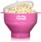 The Original Proper Popper Mikrowelle Popcorn Popper, Silikon Popcorn Maker, faltbare Schüssel, BPA-frei und spülmaschinenfest – (Pink)