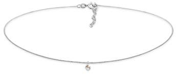 Elli Halskette Damen Choker Soliltär Anhänger mit Turmalinquarz in 925 Sterling Silber