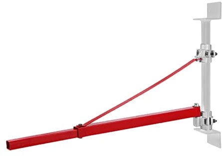 Gerüst Schwenkarm, Schwenkarm Wandhalterung Tragarm für Tragfähigkeit Elektrischen Hebezeugs Seilzug Tragarm 600/300 kg Ausleger für elektrisches Hebezeug, Armverlängerung bis zu 110cm