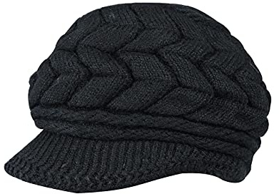 Andiker Cappelli da donna Berretto Morbido Vintage Cappello Visiera Inverno Caldo Cappelli