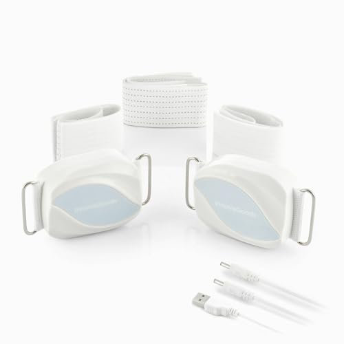 InnovaGoods - Cintura Massaggiante Vibrante, Effetto Snellente, Rilassamento Muscolare, Adatto per Gambe, Glutei, Vita, ABS, Bianco, Taglia Unica