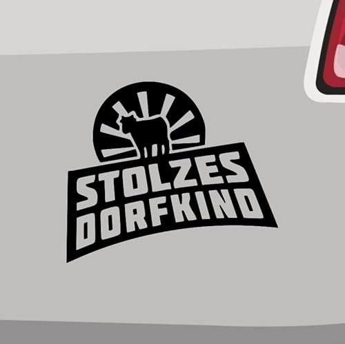Stolzes Dorfkind Aufkleber 6 Größen 21 Farben Biene Natur Landleben Bayern Acker