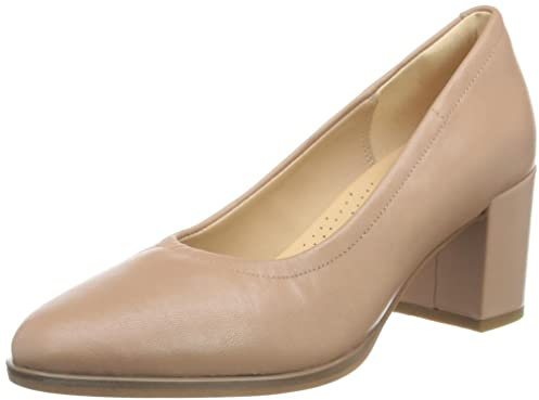 Clarks Damen Freva55 Court Pump, Praline Leather, 35.5 EU