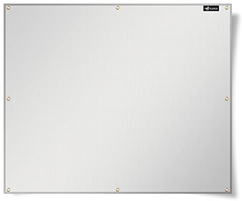 FLASLD Aluminum Heat Shield Mat for Grill, Stove, Oven and Refrigerator, Fireproof Cover and Screen Protect Deck Railing from Grill (30×40 inch)