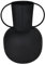 EGLO LIVING Metallvase Miouski, minimalistische Deko Vase mit Griff, Dekovase für Wohnzimmer, Blumenvase aus Metall in Schwarz, Tischdeko 30 cm