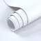 VOLEAAR Papier contact blanc - 40 x 500 cm - Papier peint autocollant en vinyle - Imperméable - Couleur unie - Pour armoire, étagère, revêtement de chambre, décoration